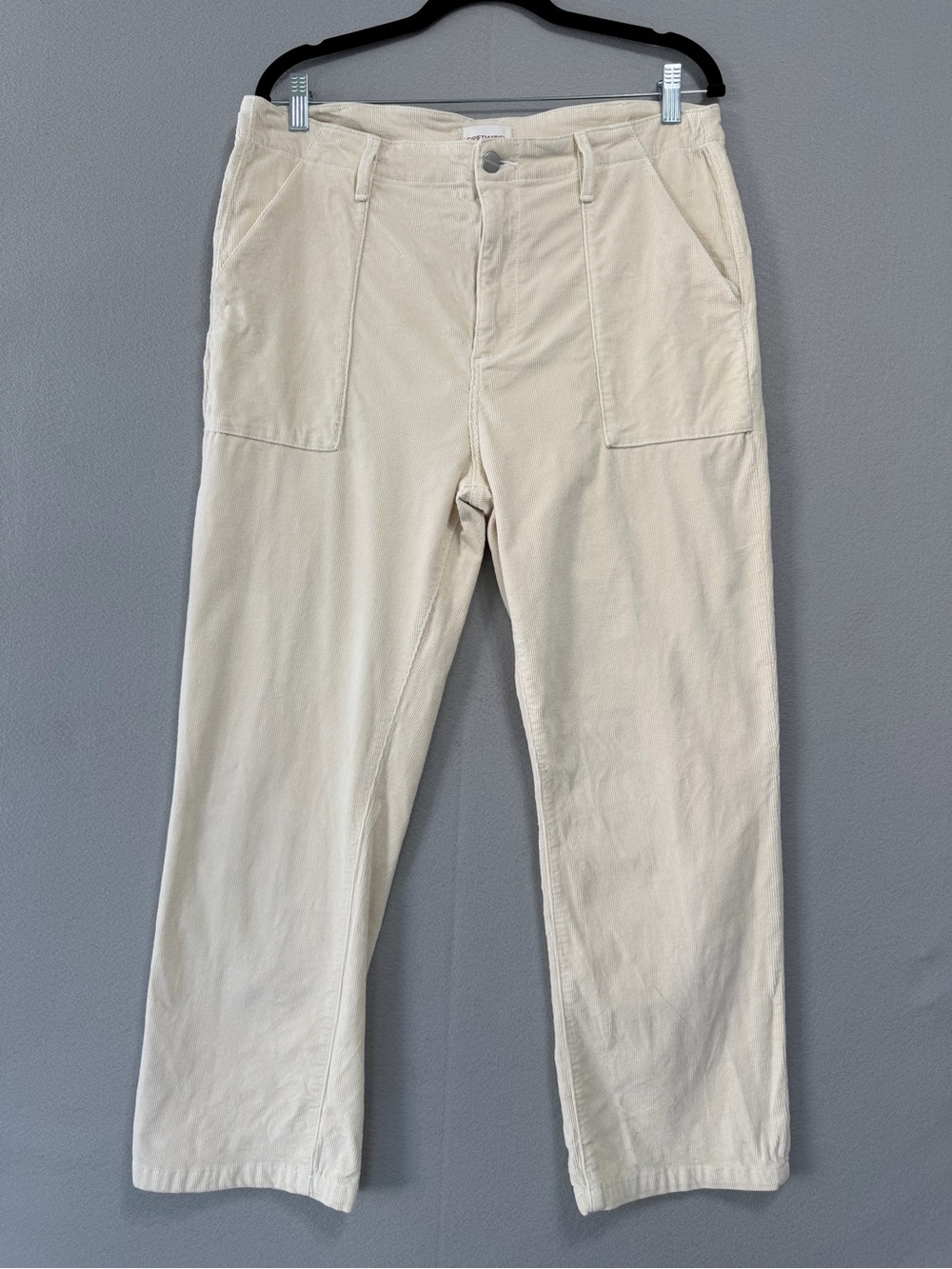 Driftwood Corduroy Pants Women’s s31 Beige High Rise Straight Leg Pockets